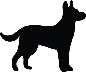 Dog Silhouette for Craft Projects