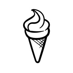 Ice Cream Cone Handdrawn icon