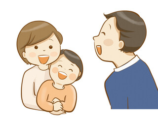 家族団らん　幸せな時間