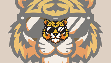 Fierce Tiger Mascot Logo – Wild Predator Vector Design