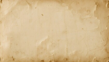 Obraz premium Old Xuan Rice Paper Texture Background in Aged Sepia Beige Brown for Chinese Painting, Japanese Arts, and Calligraphy Projects