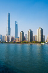Obraz premium Shanghai Skyline on a Clear Day
