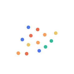 Colorful dots vector art