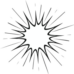 Fototapeta premium explosion burst illustration