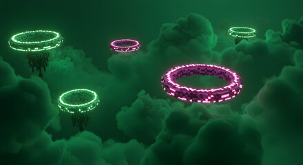 Floating Rings in Cloudscape