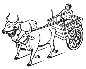 The Traditional Ox Cart A Symbol Of Agricultural Life