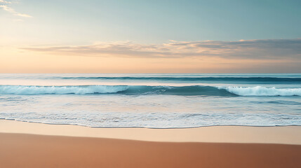 Obraz premium Wave pattern shows sea elegance captured in high resolution picture
