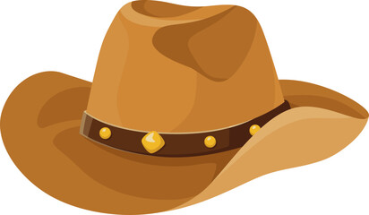 Cowboy Hat Wild West Illustration