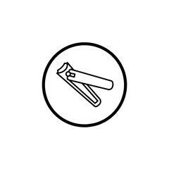 Nail clippers icon