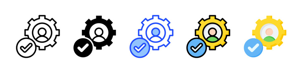 Service Icon Collection With Multiple Styles
