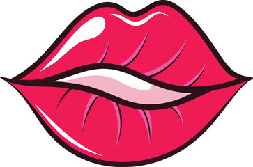 Lipstick kiss icon