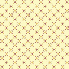 hand drawn maroon, yellow squares and triangles. folk decorative art. teal blue repetitive background. vector seamless pattern. geometric fabric swatch. wrapping paper. design template for textile, li