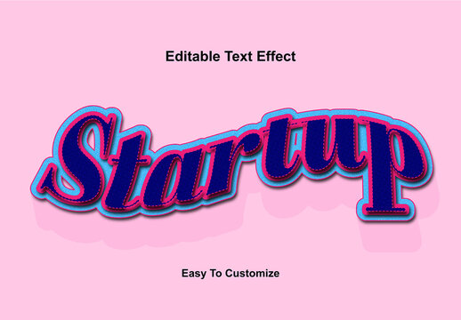 Easily Editable Text Effect