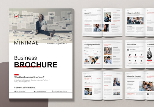 Minimal Business Brochure Layout