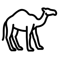 camel Line Icon