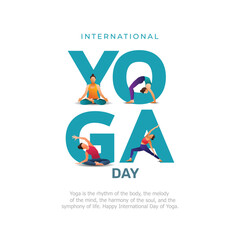 international yoga day. yoga body posture. Woman practicing yoga. vector illustration design