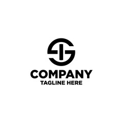 Obraz premium Initial logo design template. Trendy style, vector eps 10