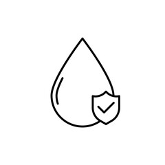 Water proof icon