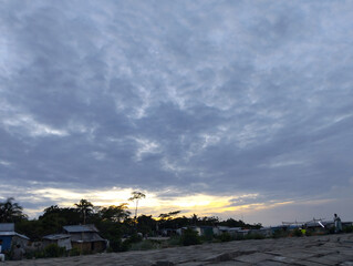 Scenic view of sea against sky during sunset,France