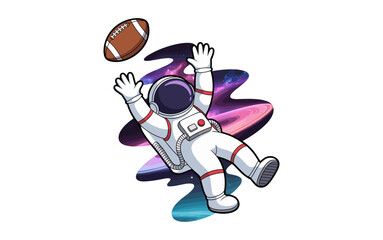 Astronaut vector design, vector illustration,  Astronaut design, silhouette style.
