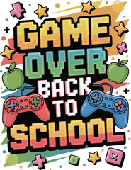 game over kindergarten back to school