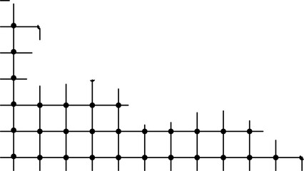 Abstract Grid Corner