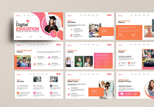 Digital Education Presentation Template