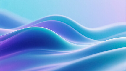 Fototapeta premium Abstract Blue and Purple Wave Background Smooth, Flowing Gradient Design