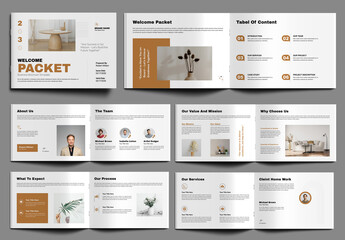 Welcome Packet Brochure Layout