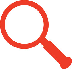 vector magnifying glass, Magnifying glass icon. Search symbol isolated on transparent background, Magnifying glass vector