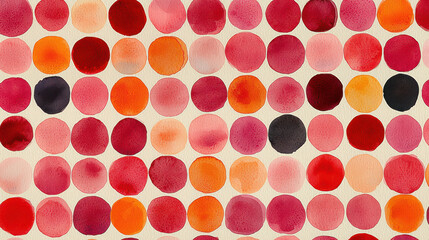 Colorful watercolor circles create vibrant confetti pattern, perfect for adding cheerful touch to any design project