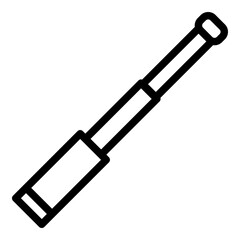 Baton icon. Vector line icon