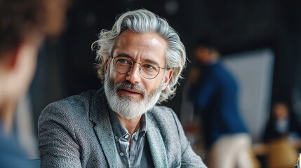 Senior Consultant Engaging in Coaching with Young Professional