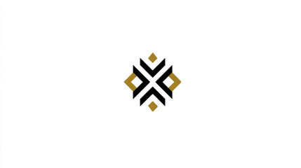 A lone time glyph in minimalism style