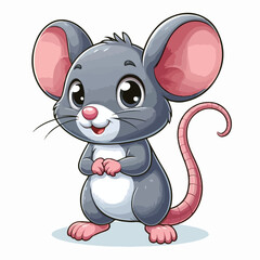 Vector Cartoon Mouse