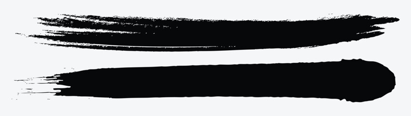 Black Brush Stroke Collection – Bold Marker and Paint Textures for Modern Graphic Layouts