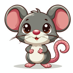 Vector Cartoon Mouse