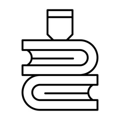 Books line icon