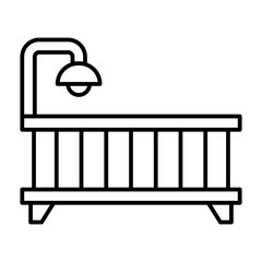 Cradle line icon