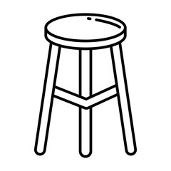 High Chair line icon