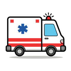 Ambulance Emergency Vehicle Illustration