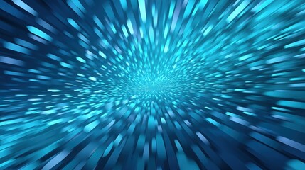 Fototapeta premium Abstract blue radial burst background