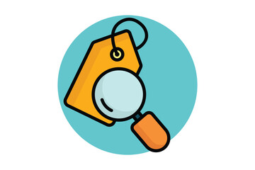 Discovery icon. colored outline icon style. icon related to brand. business elements vector illustration