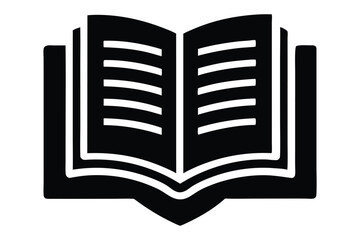 Open Book Icon Education, Knowledge, Reading, Literature, Learning