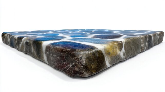 Rubber tire balancer isolated on white background. Generative AI