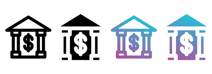 bank best multistyle icon sheet collection