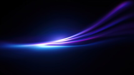 Fototapeta premium Abstract light trails on dark background