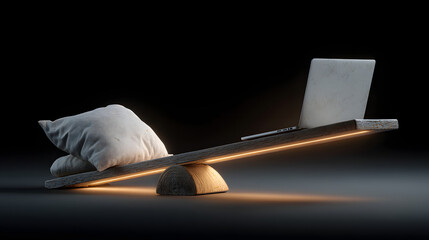 The Modern Dilemma Striking a Work-Life Balance with Technology's Demands Versus the Need for Rest and Well-being