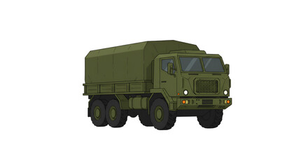 Military truck illustration (2)
