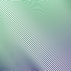 Blue green stripes line pattern abstract background